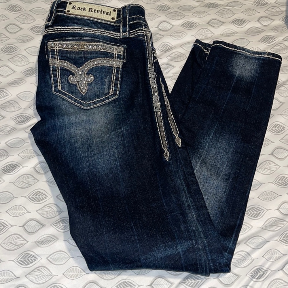 Rhinestone Skinny Jeans